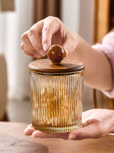 Baroquehouse | Creative Decorative Wooden Toothpick and Floss Container With Lid