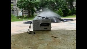 Đa năng Di Động AM/FM Đài Radio Mini Loa Âm Thanh Nổi Thu Nghe Nhạc