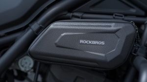 ROCKBROS Túi Bên Hông Xe Máy Túi Yên Xe Vỏ Cứng Túi Yên Xe Chống Nước Bằng Carbon Sức Chứa Lớn Có Khóa Kéo Chống Thấm Nước Phụ Kiện Đạp Xe