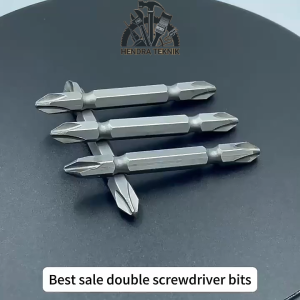 10pc MATA OBENG BOLAK BALIK PH2 SCREWDRIVER 2WAY HEX BIT NUT CRV MURAH