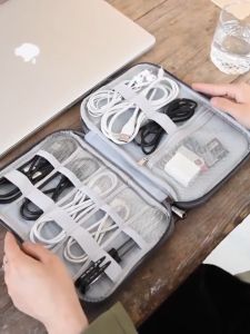 กระเป๋าจัดเก็บสายเคเบิลดิจิทัล อุปกรณ์ไอที สะดวกในการใช้งาน กระเป๋าพกพาเดินทางผ้ากันฝุ่น กันน้ำ ราคาที่สะดวก ราคาพิเศษ ราคาล่าสุด