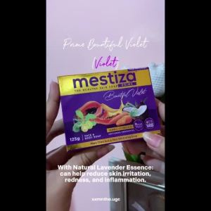 Mestiza Face & Body Soap Prime Bountiful Violet 125g: A Gentle Cleansing Experience