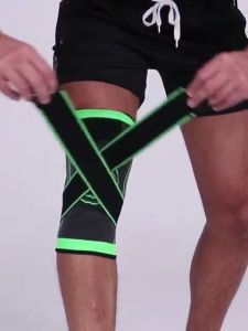 Knee Sleeve Knee Compression Pads For Men & Women Knee Support Arthritis Relief Running Cycling Adjustable Strap Wrap Exercise Equipment