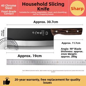 SHI BA ZI ZUO | Household & Chef Use Slicing and Chopping Knife