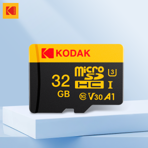 Kodak | KODAK Micro SD Card 128GB 64GB 32GB 16GB Class 10 U3 100MB/s TF Memory Card + SD Adapter for 4K Video Drone Phone