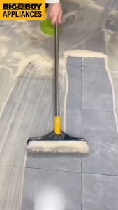 3 in 1 Floor Wiper Cleaning Brush Gap Scrub V-Shape Head for Corner Home Kitchen Bathroom Cleaner