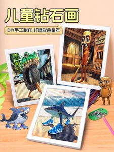 Đồ Chơi Tự Làm Sáng Tạo DIY Diamont Sticker Cho Trẻ Em Và Học Sinh Tiểu Học Đồ Chơi Mô Hình Sáng Tạo Cho Bé Trai Và Bé Gái