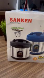 Sanken Rice Cooker / Magic Com 1 Liter 3 in 1 - SJ130 - FREE ONGKIR Jabodetabek