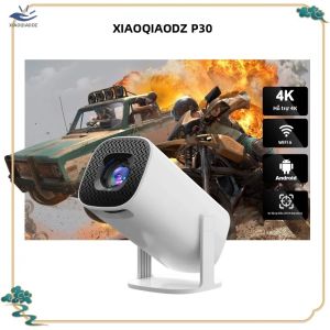 XIAOQIAODZ HP330 4K Máy Chiếu Di Động Wifi BT LED Mini Smart Android 1080P Rạp Hát Tại Nhà Gốc Video Game Rạp Chiếu Phim Bỏ Túi