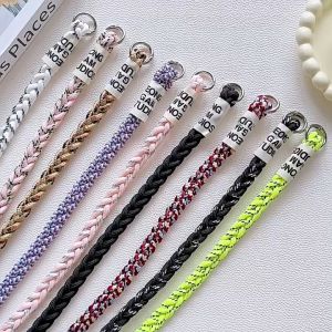 Tali Lanyard hp Selempang Tali Gantungan Hp Leher Tali Tiga Untai Yang Populer Menenun
