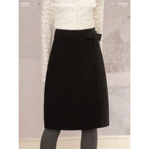 loveheynew | Chân Váy Midi Xòe Vintage Cao Waist Slimming