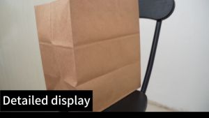 10pcs Gift Paper Bag Birthday Loot Bag Handbag Tote Bag Packing Bag Storage Bag Brown Kraft Paper Bag