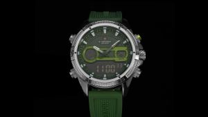 Naviforce นาฬิกาข้อมือผู้ชาย สปอร์ตแฟชั่น NF9223 หน้าปัดกลม สายซิลิโคน กันน้ำ ระบบดิจิตอล+อนาล็อก