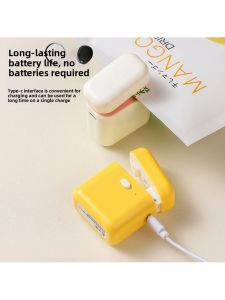 Mini Cute Magnetic Sealing Machine for Small Home Fridge Plastic Snack Bags Food Preservation Sealer Tool Kitchen Gadget