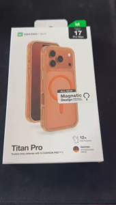 AMAZINGTHING Titan Pro Drop Proof Case for iPhone 17/17 Pro(6.3)/ Air (6.5)/17 Pro Max (6.9)Clear/Black/Orange/Blue