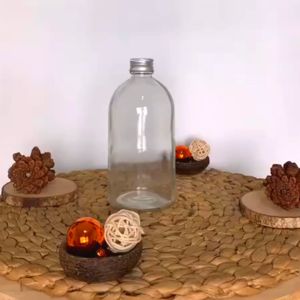 MOSS Glass Bottle 500 mL | Botol Kaca Tutup Stainless