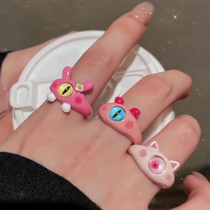 🧸 Cincin Monster Kecil Yang Lucu/ Kartun Setan Kecil/ Monster Bermata Satu Yang Lucu/ Cincin Pasangan/ Cincin Persahabatan COD