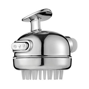 HamshMoc Pet Shower Head Massage Cleaning Cat Dog Soft Brush Anti Clog High Pressure Bath Head 2 Modes For Pets Grooming