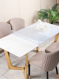 LVSEFENG | Transparent Scratch-Resistant Waterproof Heat-Insulating Stain-Repellent Desktop Mat