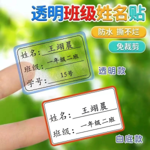 Nhãn Dán Tên Lớp Học Sinh Lớp 1 Nhãn Dán Tự Dính Không Khô Chống Thấm Nước Chống Rách Nhãn Dán Sách Nhãn Dán Theo Tên