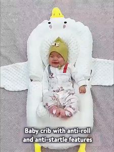 Portable Newborn Baby Mattresses Cribset Anti-startle Falling Awake Sleeping Mat Anti-vomiting Slope Mat Baby Bed