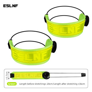 Eslnf(ESLNF) | Dây Đeo Mắt Cá Chân Phản Quang Có Thể Điều Chỉnh ESLNF Với Khóa Xoay Dây Đeo An Toàn Tầm Nhìn Cao Cho Việc Đạp Xe Địa Hình Ban Đêm