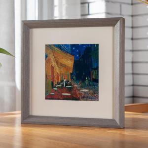 Square Xuan Paper Calligraphy Framing Solid Pine Frame