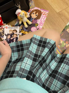 Original Jk Plaid Skirt High Waist Pleated Short Skirt for Women Autumn School Style Anime Japanese College Wind Checkered Skirt