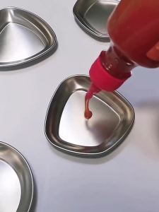 Thép Không Gỉ Cà Phê Đĩa Cân Hình Dạng Không Đều Nhà Bếp Bộ Đồ Ăn Nước Sốt Món Ăn Khay Chứa Dành Cho Những Người Yêu Thích Cà Phê