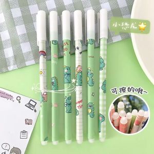 Bút gel mực xanh thần kỳ xoá bôi tẩy lau được cấp 1 tiểu học đầu 0.5mm hoạt hình dễ thương viết êm