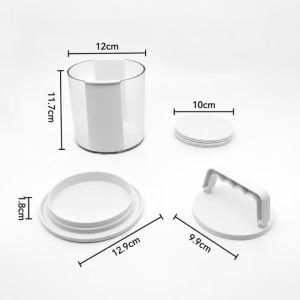 Multifunction Hamburger Press Plastic Burger Maker Mould Stuffed Hamburger Press for Grill & BBQ Meat Patty Press Kitchen Tool