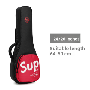 Thickened Waterproof Ukelele Guitar Bag Shoulder Back Double Strap Guitar Case Piano Accessories Musical Instrument Case