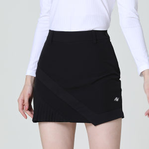 LeWei Golf Womens Skirt Autumn Style A-Line Mini Skirt Sports Short Skirt Korean Black Dress Half-length Bodycon Skirt