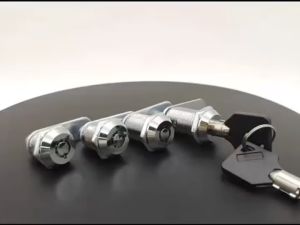 Khóa cửa tủ ngăn kéo bàn với chìa khóa tròn an toàn loại dài 16-20-25-30mm tùy chọn