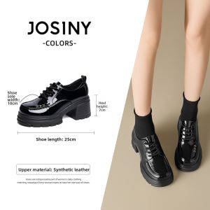 Josiny | Elevating Thick Sole Womens Loafers