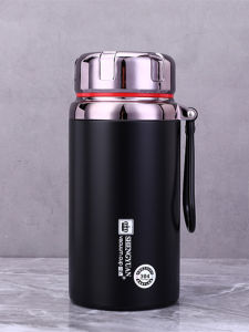 Food Grade 304 Stainless Steel Large Capacity Insulated Tea Cup 1500ml 800ml Men Women Tea Cup 1L Sports Car Carrier