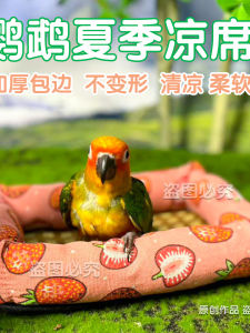 Parrot Bird Nest Cooling Mat Wicker Ice Pad Parrot Sleeping Nest Summer Small Sun Parrot Bed Moisture Proof Hanging Cage