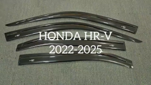 คิ้วกันสาด กันสาด กันสาดประตู คิ้ว ดำทึบ (งานไทยแบบบหนา) เฮชอาวี Honda HR-V HRV 2022 2023 2024 2025 ใส่ร่วมกันได้ A