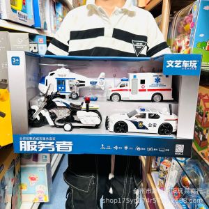 Artistic Storytelling Fire Truck Engineering Excavator Helicopter Police Car Childrens Toys Electric Remote Control Sliding Toys