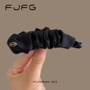 Kẹp Tóc Chuối Gấp Xếp Kiểu Dáng Đơn Giản Thanh Lịch Dành Cho Nữ Kẹp Tóc Đuôi Ngựa Dọc Cố Định Kẹp Tóc Ngang Tạo Hiệu Ứng Tăng Khối Lượng Tóc