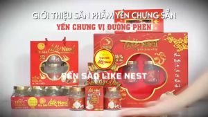 HCM - LIKE NEST [ HŨ LẺ CÓ HỘP ] YẾN CHƯNG CAO CẤP VỊ ĐƯỜNG PHÈN 35% TỔ YẾN NGUYÊN CHẤT