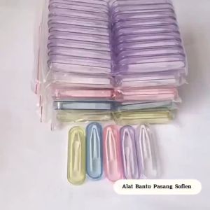 Murah Banget - Jepitan Softlens Tweezers + Box / Capitan Softlen / Pinset Softlens / Soflens Tool Kit / Alat Bantu Pasang Softlens