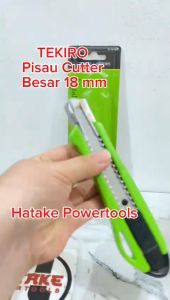 TEKIRO pisau cutter BESAR 18MM-1 cutter knife carter kater silet 18 MM ORIGINAL GT-CK1821
