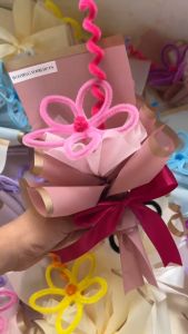 BloomJoy: Buquet Bunga Kawat Bulu & DIY Bouquet Pipe Cleaner