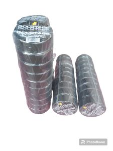 1 slop isi (10 pcs) isolasi listrik lakban kabel goldtape hitam murah