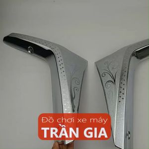 Ốp co bửng trước xe Nozza Grande năm 2014-2015-2016-2017-2018 - ốp 2 bên hông phụ kiện trang trí