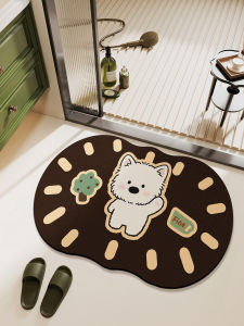 BULULOM | Absorbent Non-slip Water Absorbing Bathroom Mat Thick Cartoon Design