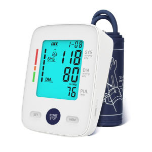 Kingclinic Portable 240 Sets Memories Sphygmomanometer Electronic Upper Arm Blood Pressure Monitor Household FC-BP120