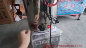 Nồi ninh phở  nấu nước sôi  nước chè