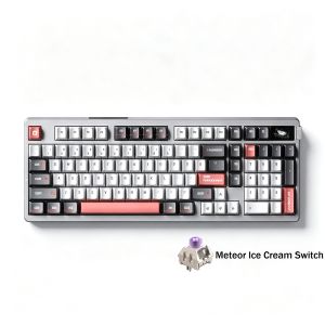 AULA | AULA NOVA98 Tri Mode Wireless Keyboard 8000Hz Smart Screen Hot Swap 10000mAh Gasket 99 Keys for Gaming Office Laptop Gift